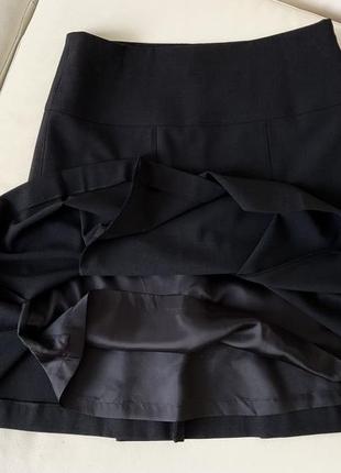 Akris шерстяная юбка в складку5 фото