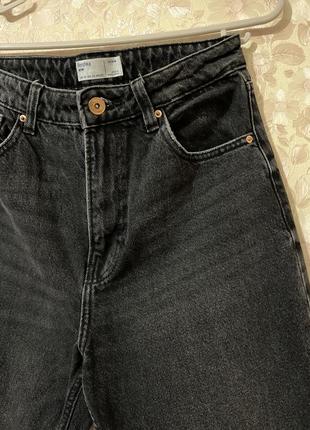 Чорні джинси mom2 фото