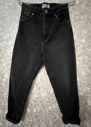 Чорні джинси mom1 фото