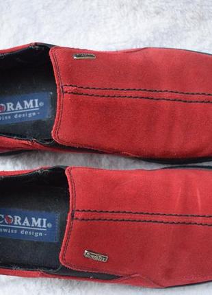 Замшеві туфлі мокасини мембранні сліпони ботильйони corami sympa tex р. 425 фото
