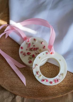 Набор флорентийских соевых саше с эфирными аромамаслами и сухоцветами 2шт