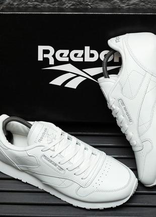 Кроссовки reebok classic кожа1 фото