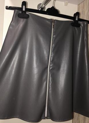 Спідниця еко-шкіра 2