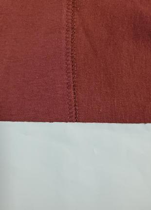 Красивая брендовая трикотажная коттоновая блузка на пуговицах цвет бургунди10 фото