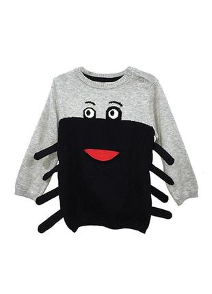 Оригинальный веселый джемпер от бренда h&m 0680608008 разм. 80(9-12м), 86(12-18m), 92(1,5-2года)