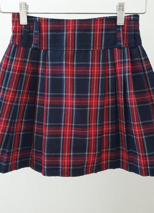 Шкільна форма спідниця юбка ollvvia 134 140 кілт килт шотландка1 фото