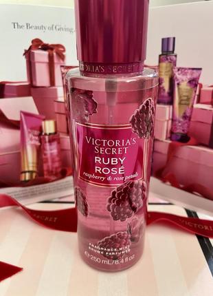 Victoria's secret ruby rose fragrance mist1 фото