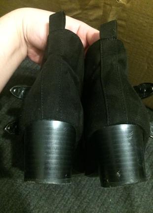Primark ботильйони черевики з пряжками замшеві 26.5-27 см5 фото