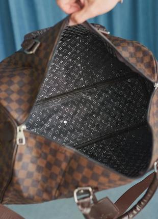 Брендована дорожня сумка шкіряна louis vuitton якісна стильна преміум3 фото