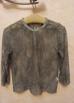 Красивая гипюровая кофточка