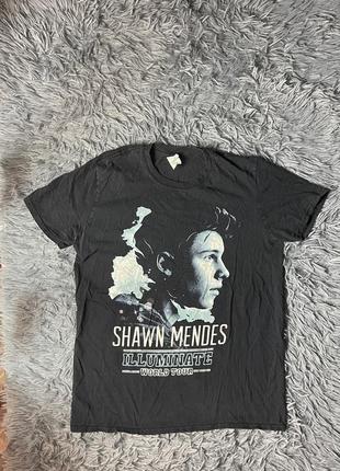 Shawn mendes винтажная футболка мерч из всемирного тура1 фото