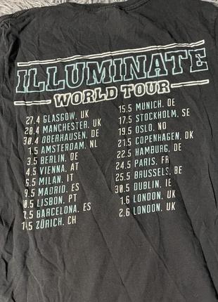 Shawn mendes винтажная футболка мерч из всемирного тура5 фото