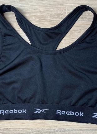 Спортивний чорний топ reebok