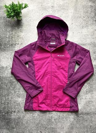 Женская куртка/ ветровка columbia omni-tech rain jacket!
