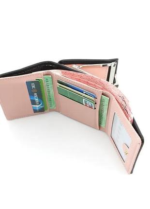 Детский кошелек для девочки стиль барби, розовый кошелек, отделение для монет3 фото