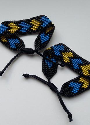 Браслет "сердечки"