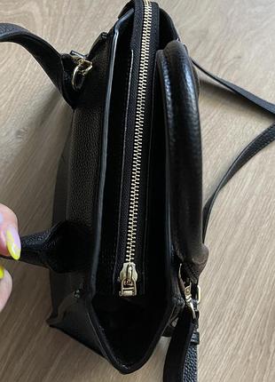 Оригинал.фирменная,кожаная,стильная сумочка dkny