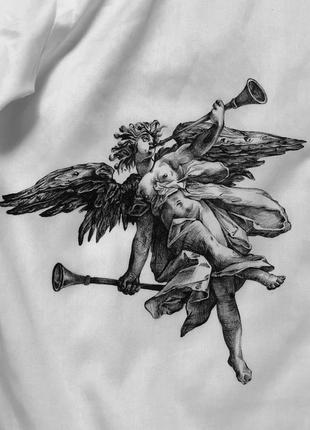 Уникальная рубашка christian berg белого цвета4 фото