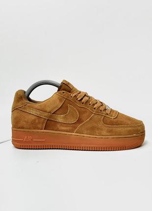 Кроссовки nike air force (замша) camel color3 фото