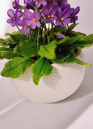 Лесные фиалки. ручная работа