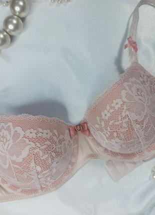 80b / 36b роскошный кружевной бюстгальтер балконет hunkemoller