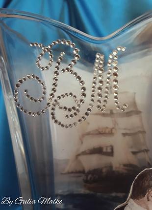 Ваза с декупажем