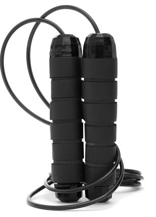 Скакалка швидкісна для кросфіту cornix speed rope classic xr-0149 black