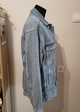 Ддинсовка оверсайз,джинсовый пиджак курточка5 фото