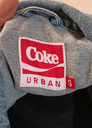Джинсовка coke унісекс,джинсова курточка піджак оверсайз2 фото