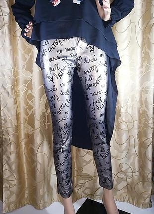 Модні штани срібло золото