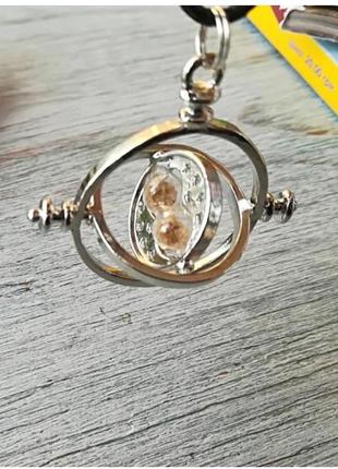 Кулон подвеска гермионы грейнджер маховик времени time-turner из гарри поттера серебристый2 фото