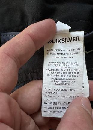 Чоловічі пляжні шорти з принтом quiksilver7 фото