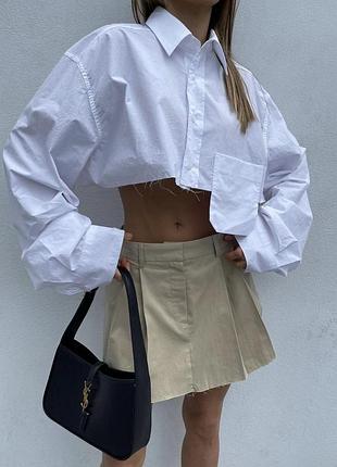 Короченая рубашка в стиле "zara"