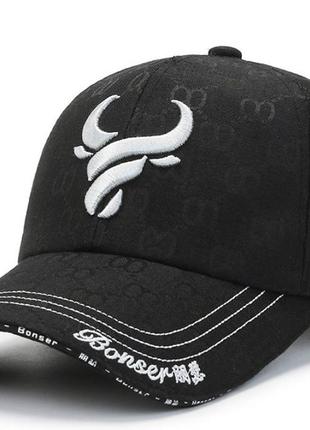 Бейсболка bonser котон цвет черный