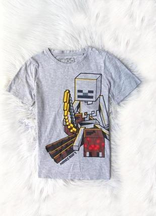 Хлопковая футболка майнкрафт minecraft tu1 фото