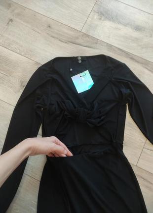 Платье длинное черное missguided2 фото
