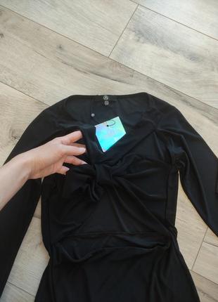 Платье длинное черное missguided4 фото