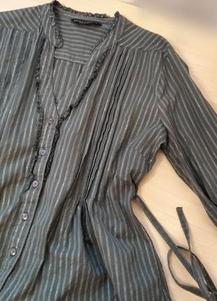 Блузка блуза из натуральной ткани р.6 индейка коттон