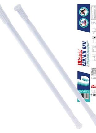 Карниз для ванной besser - 1,1 x 2 м белый