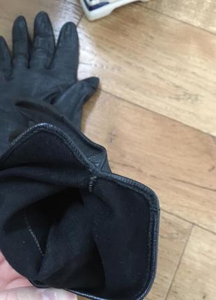 Кожаные перчатки. демисезонные перчатки. перчатки весна/осень3 фото