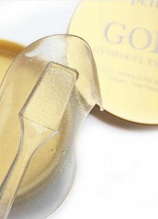 Гідрогелеві патчі з частинками золота petitfee gold hydrogel eye3 фото