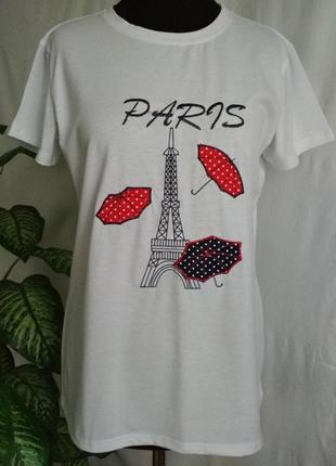 🏈 футболка белая женская zhenmei.