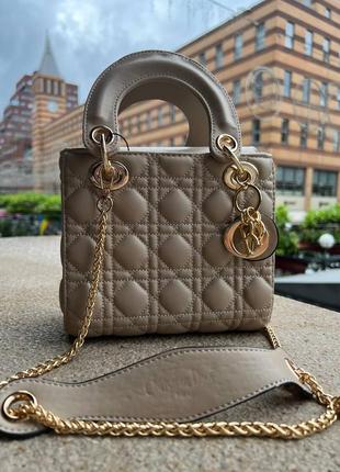 👜 dior mini (cream)1 фото