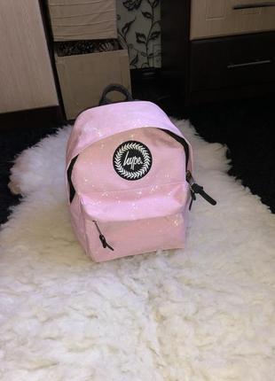 Рюкзак hype mini pink white оригинал лампасы портфель