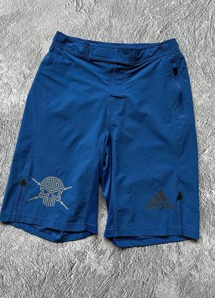 Круті, оригінальні спортивні шорти adidas blue