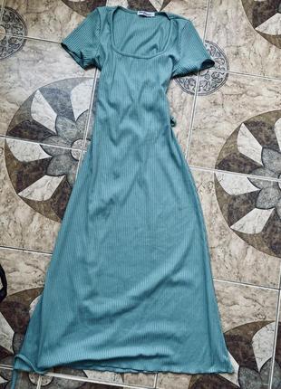 Платье с коротким рукавом3 фото