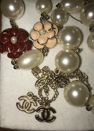 Намисто⚜️chanel⚜️camellia 5