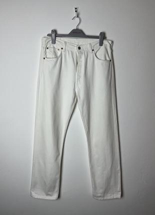 Белые джинсы levi's 501 винтаж оригинал