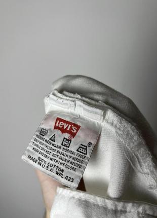 Білі джинси levi’s 501 вінтаж оригінал8 фото