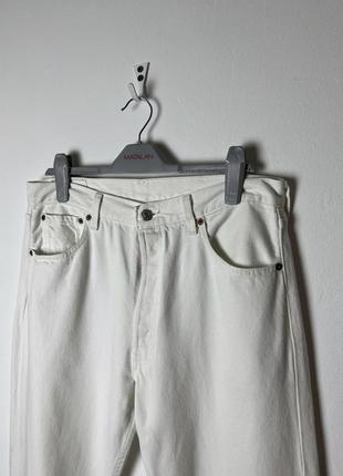 Білі джинси levi’s 501 вінтаж оригінал2 фото
